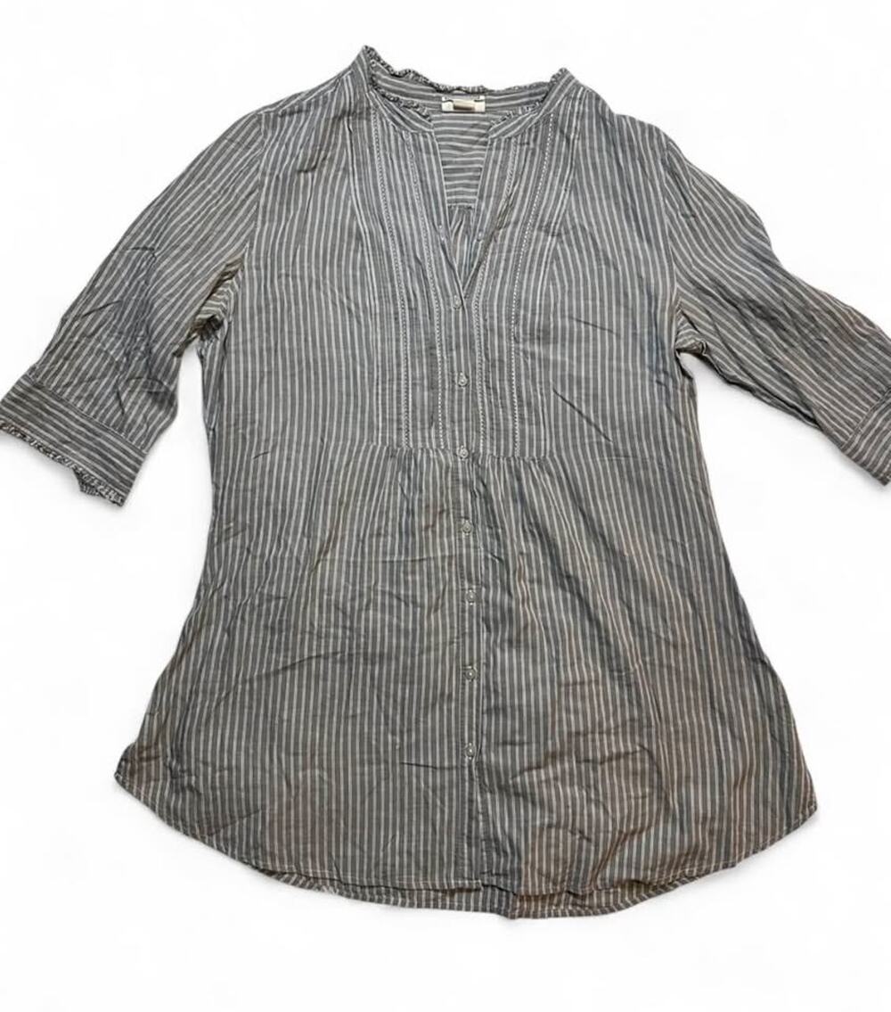 Women's Converse One Star Striped Tunic Shirt Large